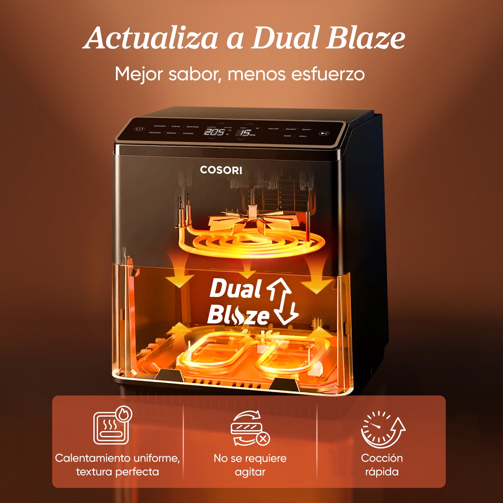 Cosori Dual Blaze 6.4L foto 2