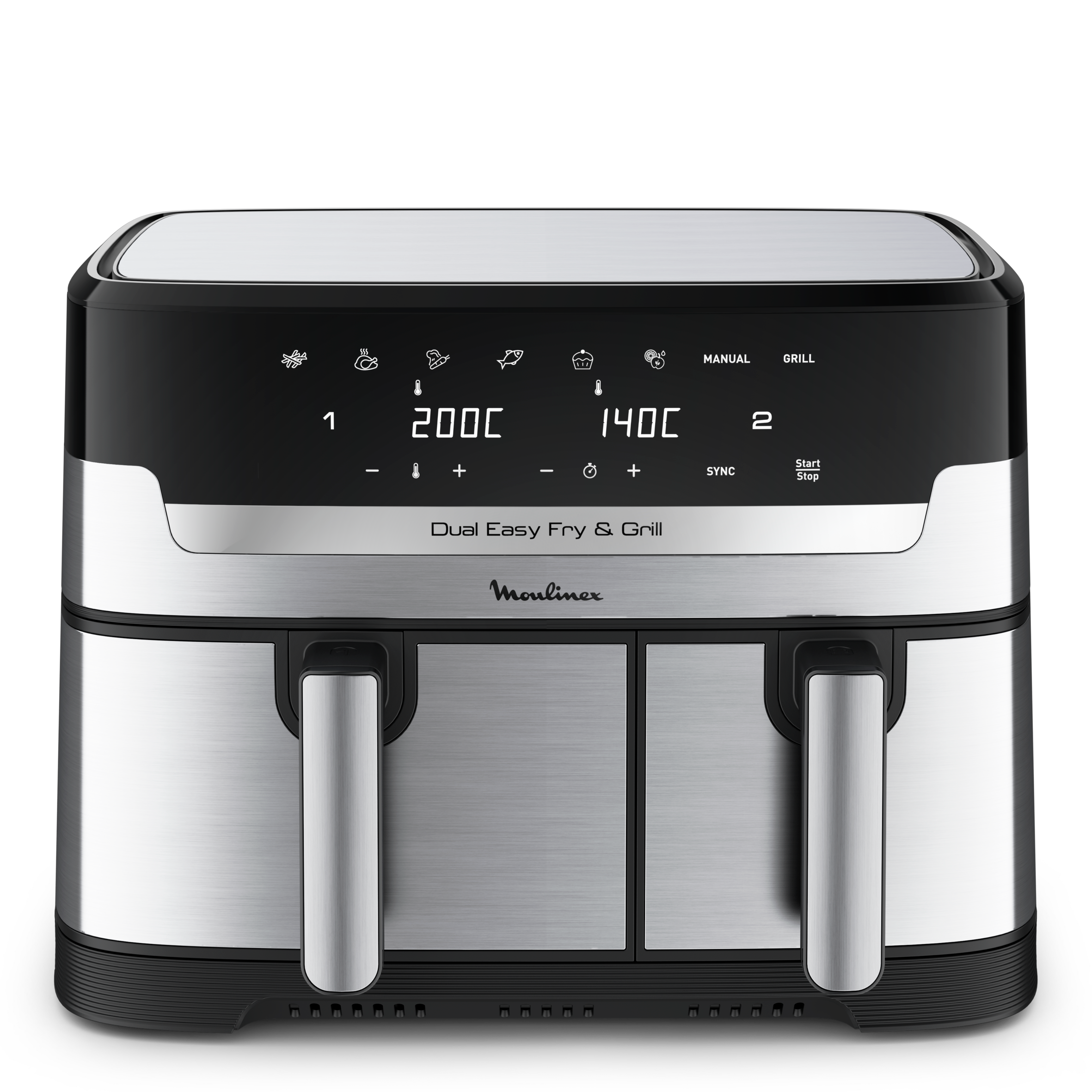 Moulinex Dual Easy Fry & Grill EZ908820 - Airfryer